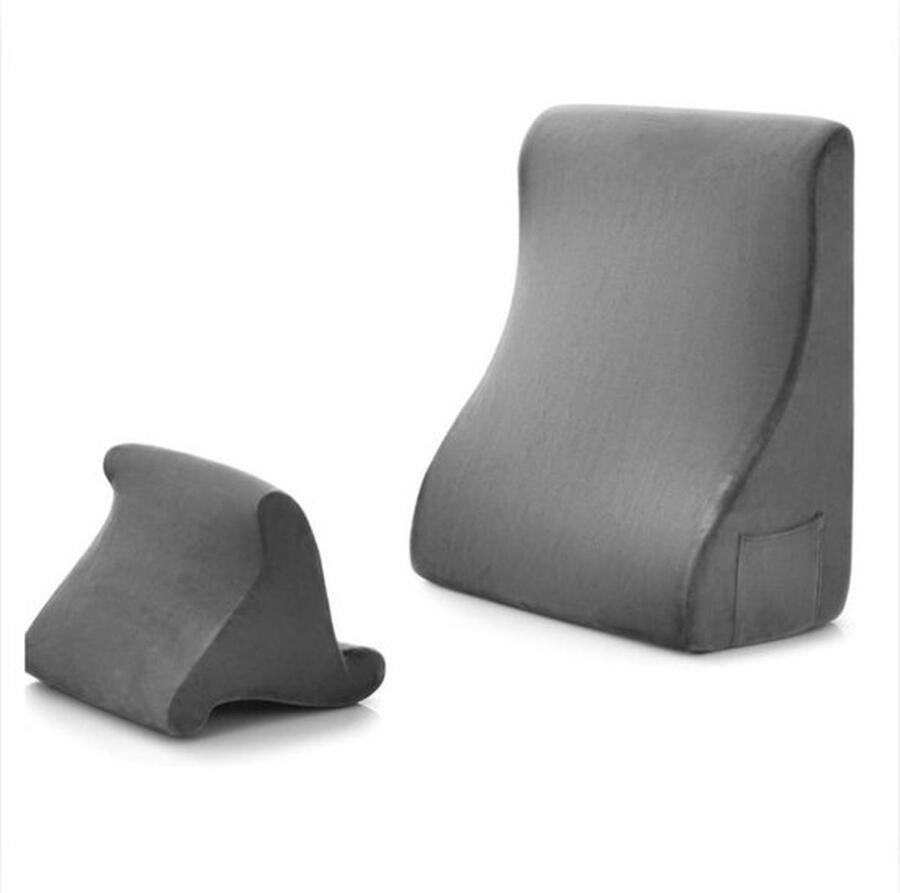 Leeskussen Voor In Bed Leeskussen Voor Boeken Ergonomisch Ontwerp Leeskussen Voor In Bed Verstelbaar Met 4-in-1 Functionaliteit Grijs