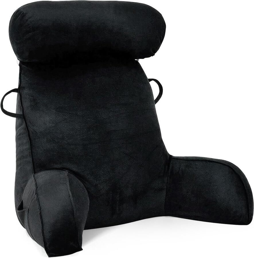 XL Leeskussen voor Bed en Bank met Afneembare Nekrol Comfortabel Rugkussen voor Volwassenen