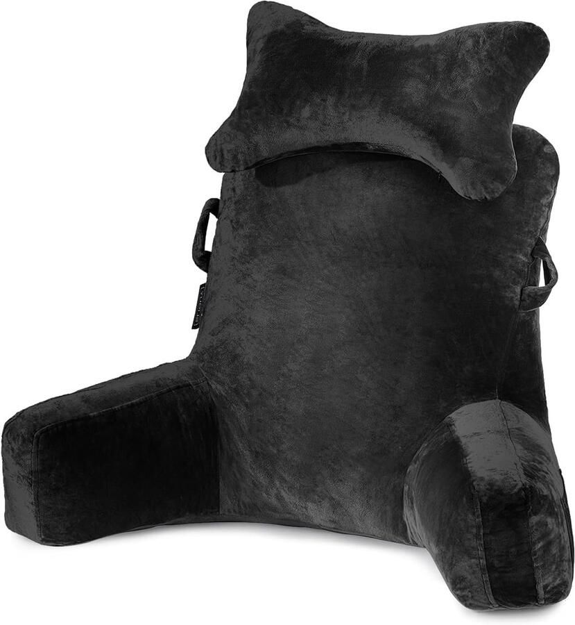 Leeskussen voor Volwassenen Comfortabel Rugkussen met Neksteun voor Bed en Bank Ideaal voor Lezen TV Kijken en Ontspannen