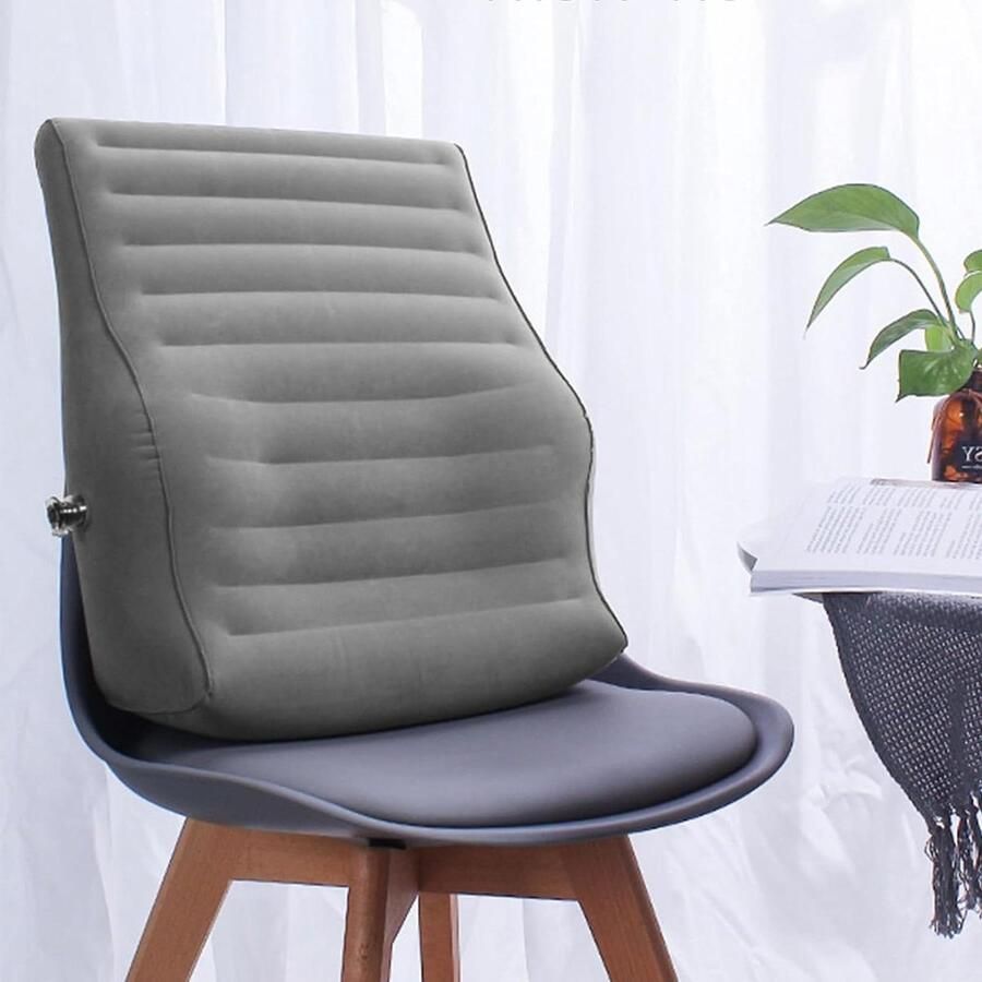 Lendensteunkussen Rugkussen voor onderrugsteun Opblaasbaar Autostoel Bureaustoel