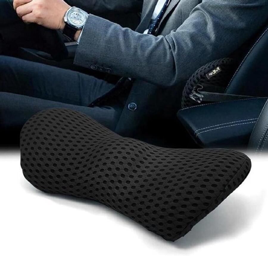 Lendensteunkussen voor bureaustoel ergonomisch lumbaal kussen met afneembare elastische band