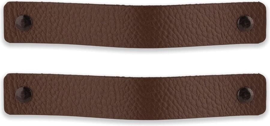 Leren handgrepen voor meubels Bruin 2 stuks 20 x 2 5 cm Kast handgreep Deurgreep voor keuken badkamer kasten
