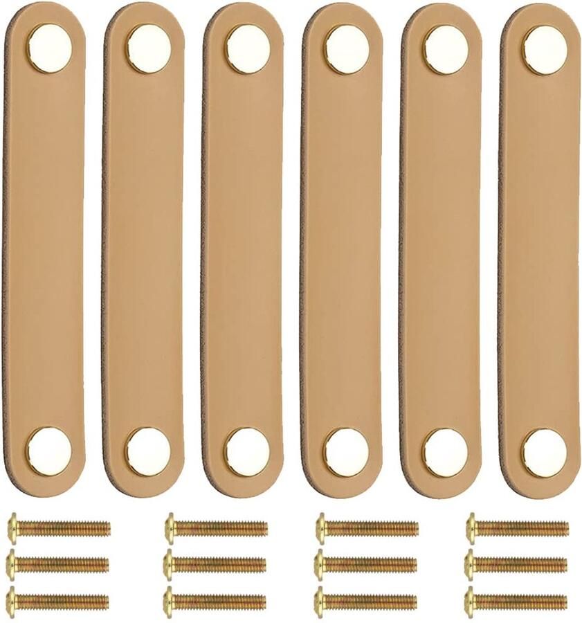 Leren meubelgreep modern design hoogwaardig materiaal 1 stuk