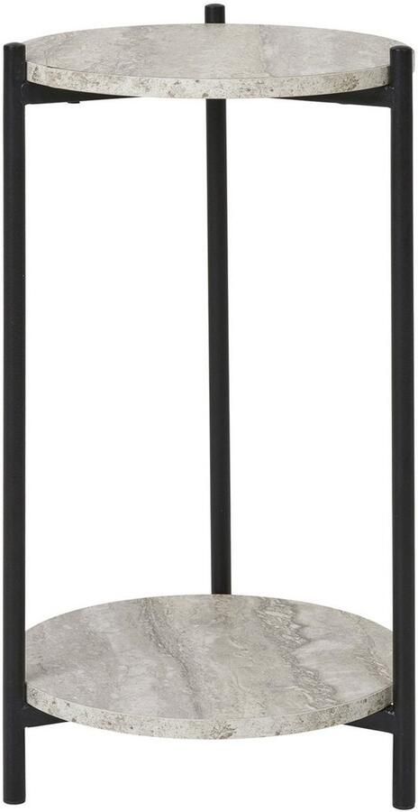 Leuven bijzettafel moderne eindtabel accenttabel ruimtebesparend ontwerp Ø27cm x 46 cm