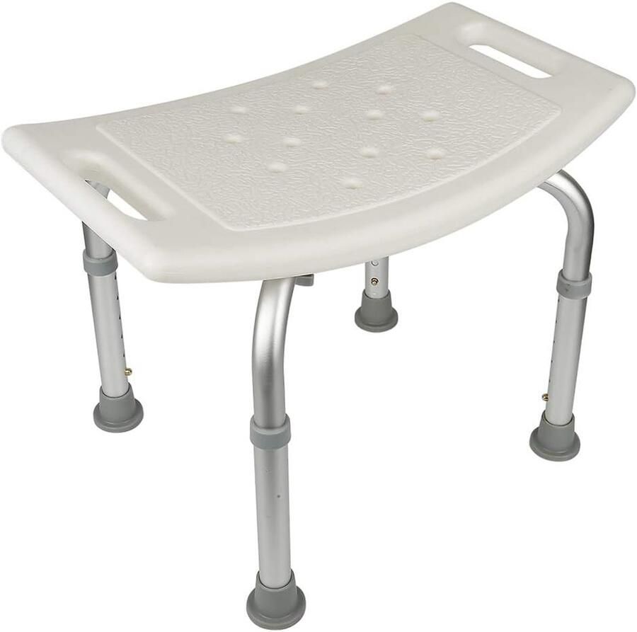 Lichte Douchekruk – In Hoogte Verstelbaar en Antislip Comfortabel Douchezitje zonder Douchegat