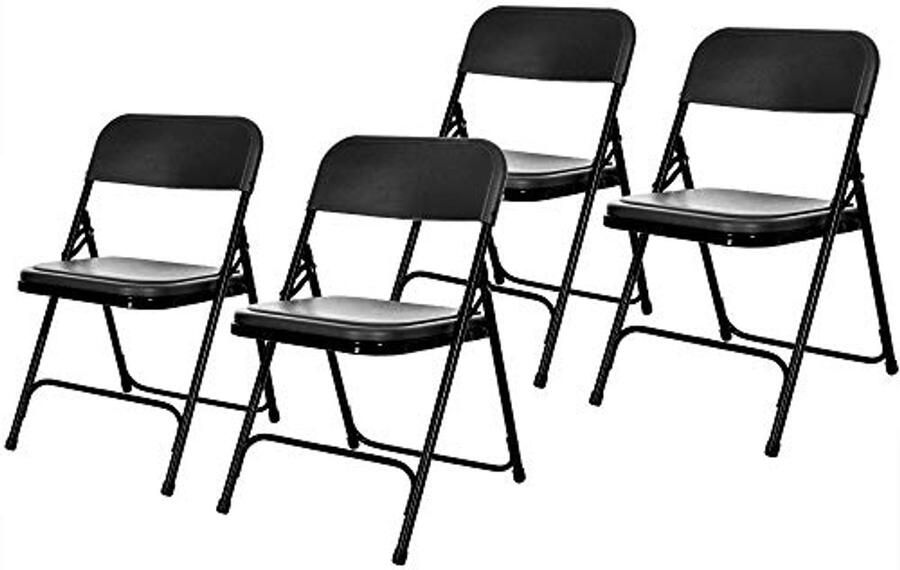 Lichtgewicht kunststof klapstoel voor binnen en buiten