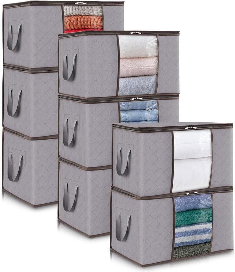 Uitbreidbare Kledingkast Organizer Rek Verstelbare Planken voor Organisatie en Opslag Geen Boor Locker Opbergrek Badkamer en Kledingkast Organisator 16.5 inch Breed (30-40 cm 118-157 inch) Kledingkast - Foto 15