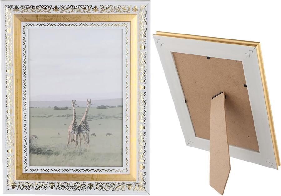 Fotolijst 13 x 18 cm voor muur en tafel bruiloftsfotolijst om aan de muur op te hangen decoratie voor thuis bruiloften Moederdag verjaardagscadeau voor oma fotokader en interieurdecoratie