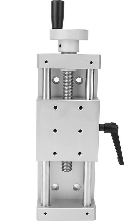 Linear Stage Sliding Table Aluminum Manual Stage Sliding Table High Accuracy Corrosion Resistant for Inspection Equipment(Stroke 100mm)