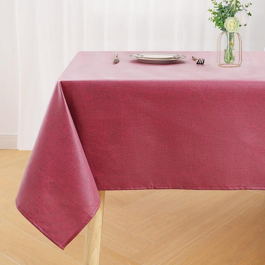 Linnen Tafelkleed Elegant en Onderhoudsarm 1 stuk Polyester