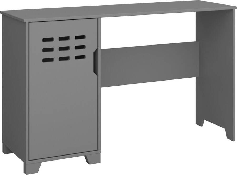 Loft24 Linus|Bureau met 1 deur in grijs MDF
