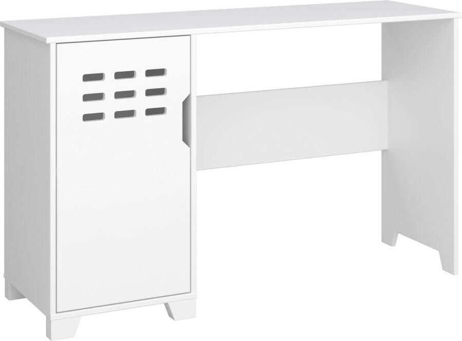 Loft24 Linus|Bureau met 1 deur in wit MDF