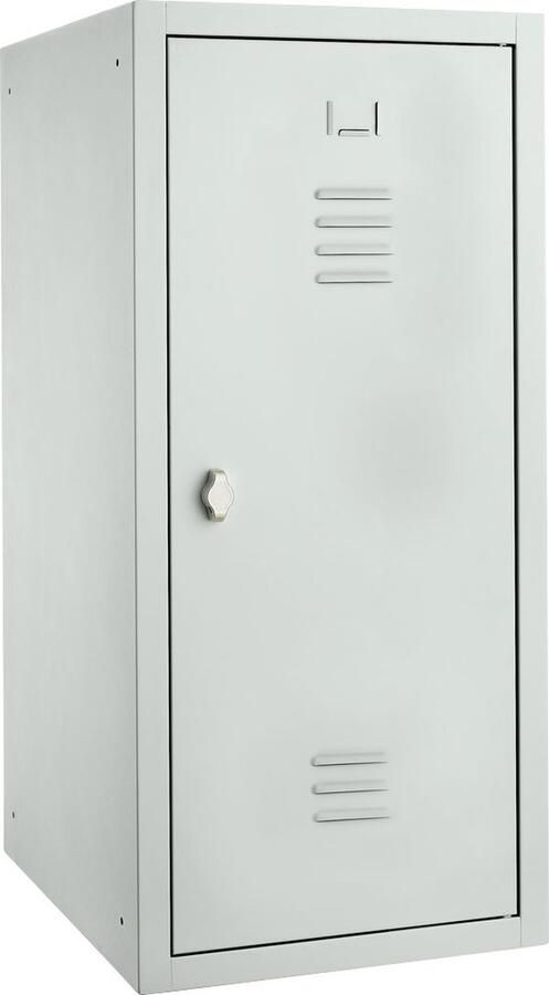 Locker plaatstaal B 400 x D 500 x H 875 mm veiligheidsslot met draaiende grendel gemonteerd - Foto 2