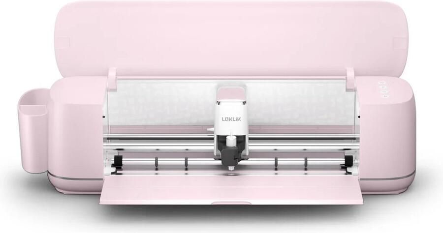 Loklik iCraft Plotter Machine Snijmachine Voor het Personaliseren en Decoreren van Textiel Bekers Tassen Stickers en Decoratie Werkt met Flexfolie Papier Leer Karton en Meer Roze - Foto 2