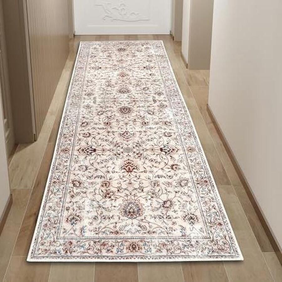 Lopers en vloerkleden voor hal antislip 1 stuk multi-kleur 60 x 180 cm