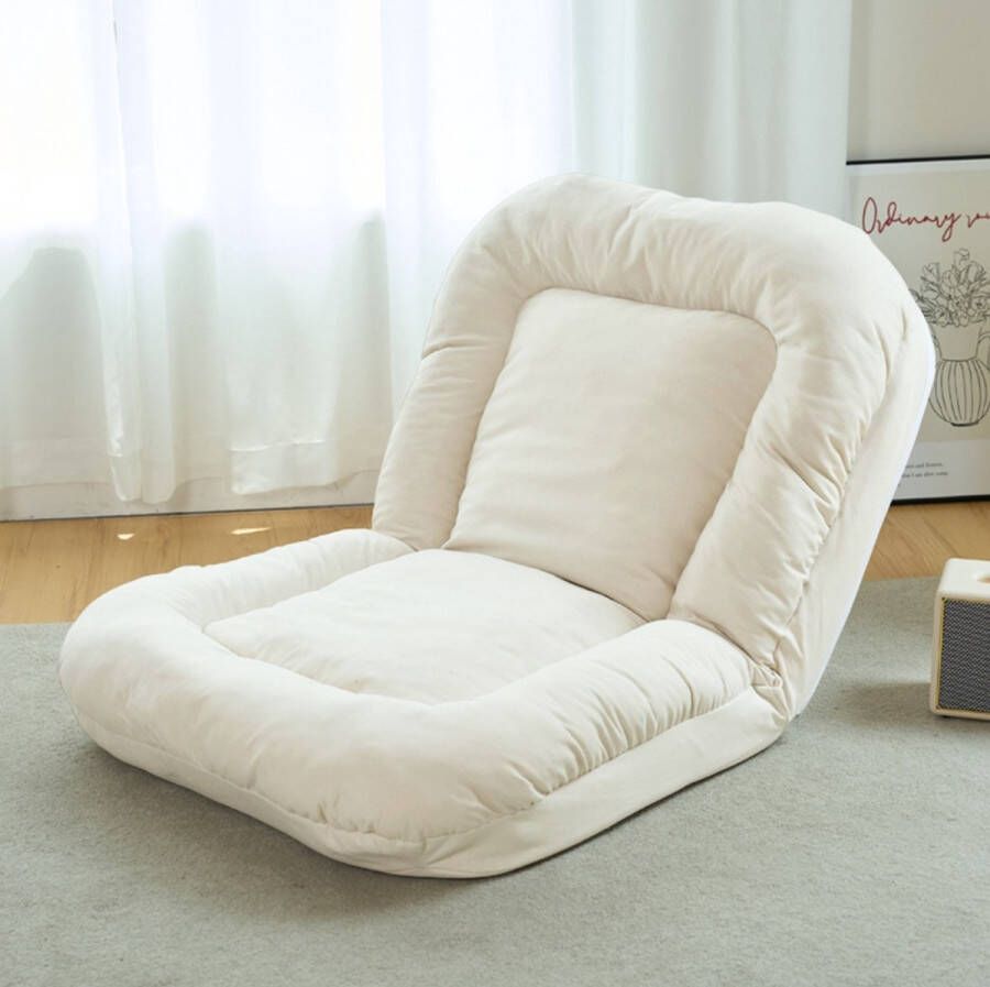 Lounge Fauteuil Offwhite Vloerstoel Game stoel
