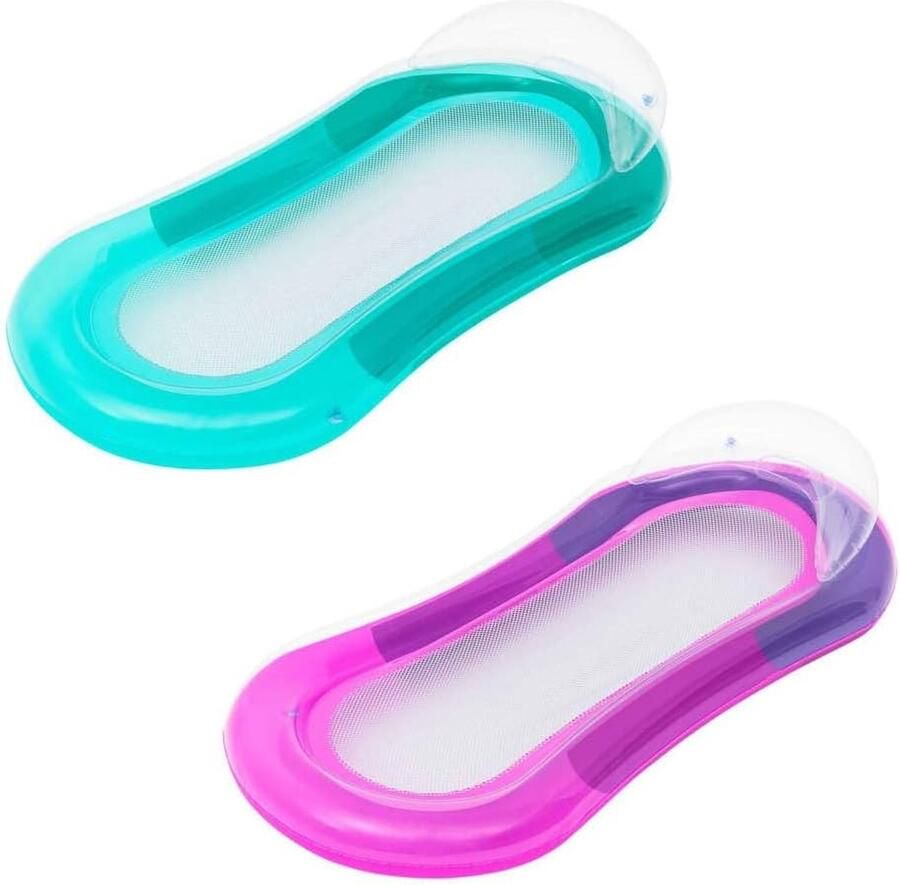 Luchtmatras hangmat 160 x 84 cm gesorteerd met pomp Beste Prijs!