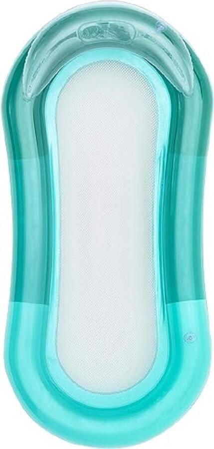 Luchtmatras hangmat 160 x 84 cm turquoise