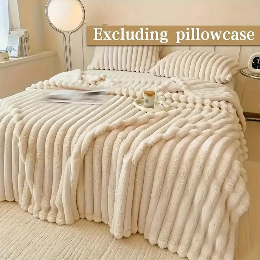 Luipaard Luxe Nepbont Fleece Deken Zacht Warm & Gezellig voor Bank Bed Kantoor en Reizen Room wit Kaki Grijs