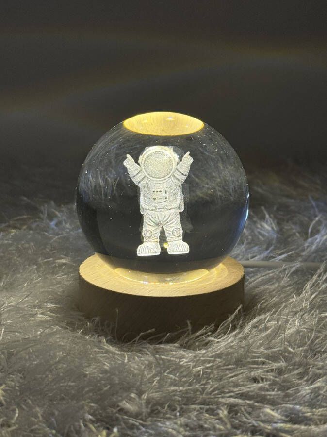 Moederdag Tip! Lumina Spacelamp Astronaut Tafellamp Nachtlamp LED Decoratie Retro Industrieel cadeau - Foto 2