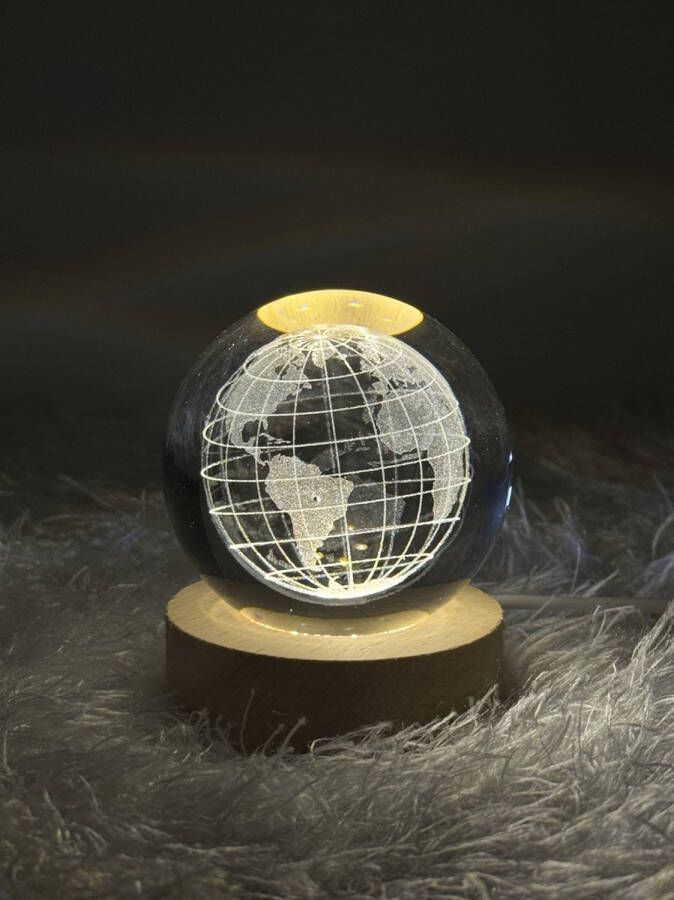 Moederdag Tip! Lumina Spacelamp Aardbol Tafellamp Nachtlamp LED Decoratie Retro Industrieel cadeau