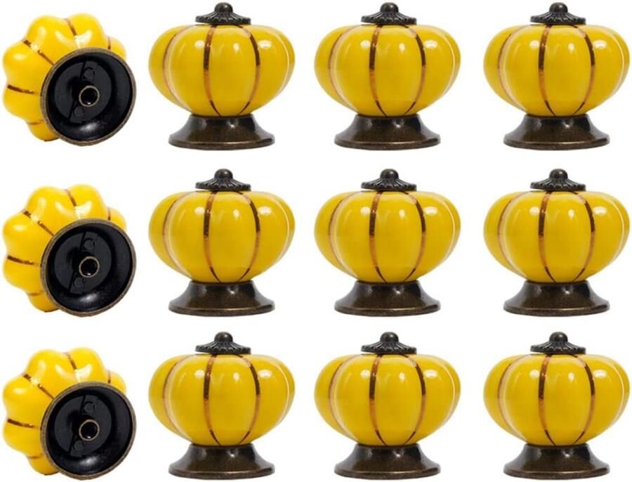 LUTAKU Craft Trade Dressoir Knoppen voor kasten en laden geassorteerde keramische handgreep voor keukenkast kast decoratieve meubels hardware Multicolor Mandala Pack van 12 (04)