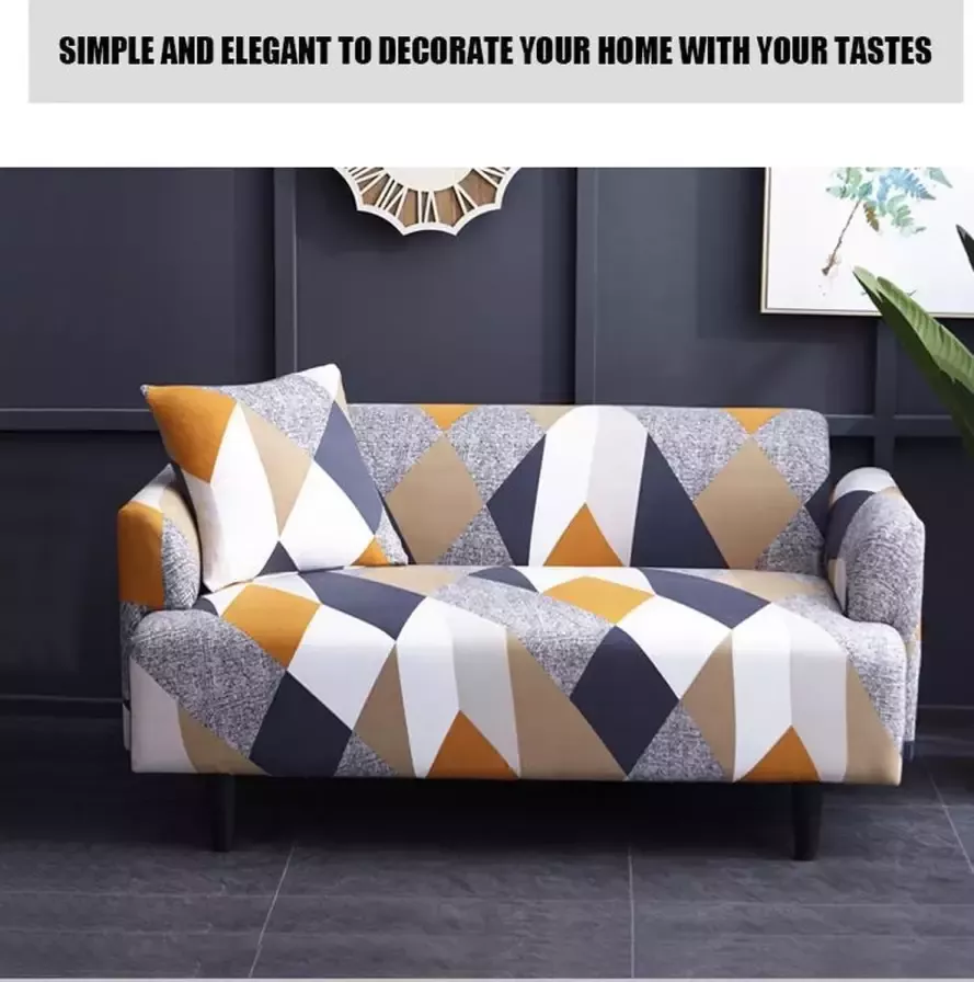 Luxe Bankhoes 3 Zits Meubelhoes Sofa Driepersoons Bank Hoes Bankbeschermer 190x230 Multi Colors Stretch