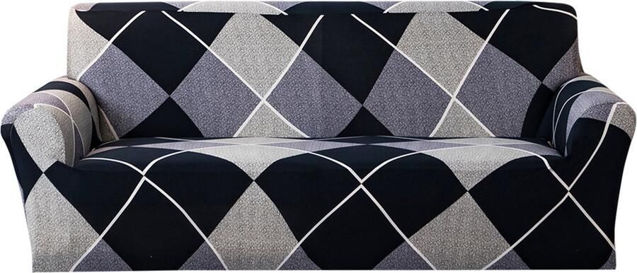 Luxe bankhoes Zetelhoes Bankhoes Stretch Zetelovertrek Bankbeschermer 3 zitsbanken L(190-230CM) Meubelhoes Tegen beschadigingen en vlekken Zacht microvezel - Foto 3