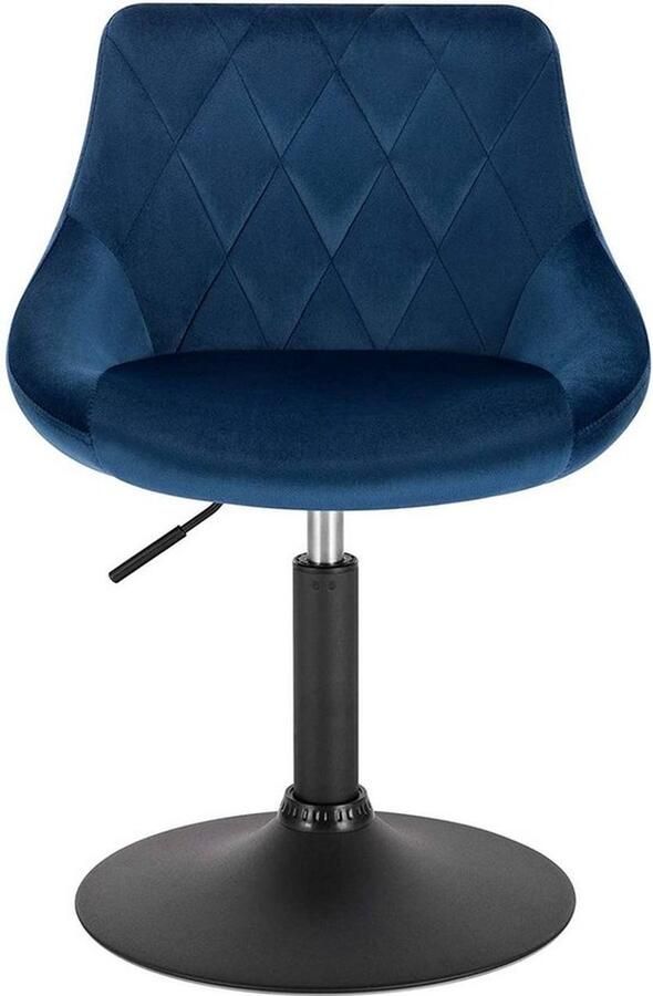 Bolt Edge Luxe Barkruk Donkergrijs Velvet Industrial Design Set van 2 In Hoogte Verstelbaar