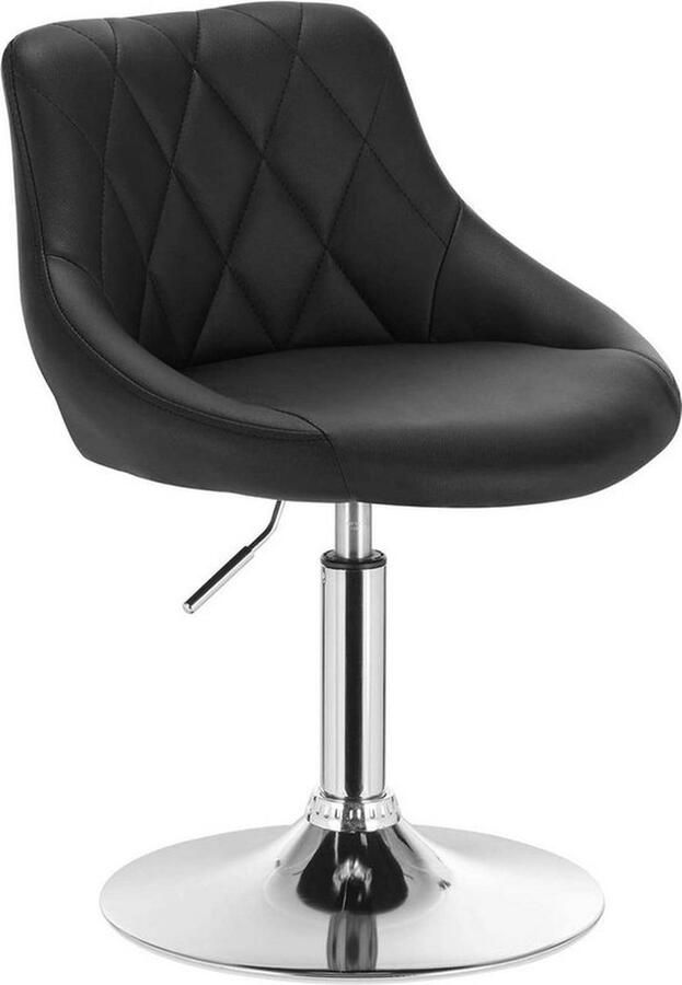 Bolt Edge Luxe Barkruk Industrial Donkergrijs Set van 2 Barstoelen met Rugleuning Keukenstoel In Hoogte Verstelbaar Velvet