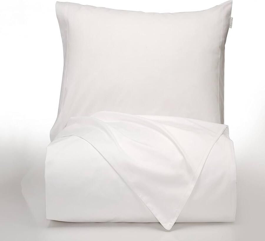 Luxe Beddengoed Set 100% Katoen 260x240 cm Wit