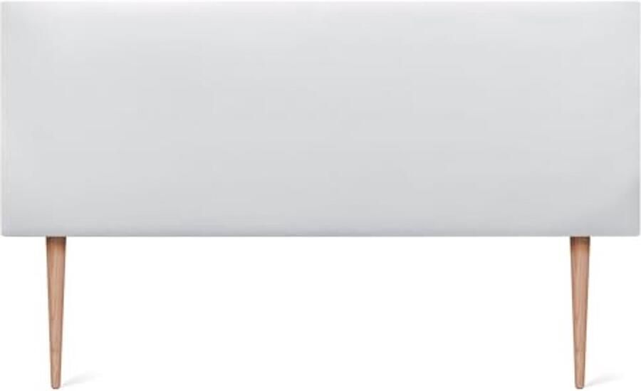 Luxe Bekleed Hoofdbord van Kunstleer en Aqualine-stof voor Bed (160 x 105 cm)