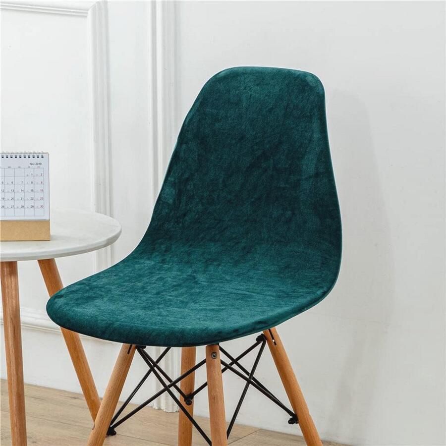 Luxe fluwelen eetkamerstoelhoezen Scandinavische stijl universeel en wasbaar