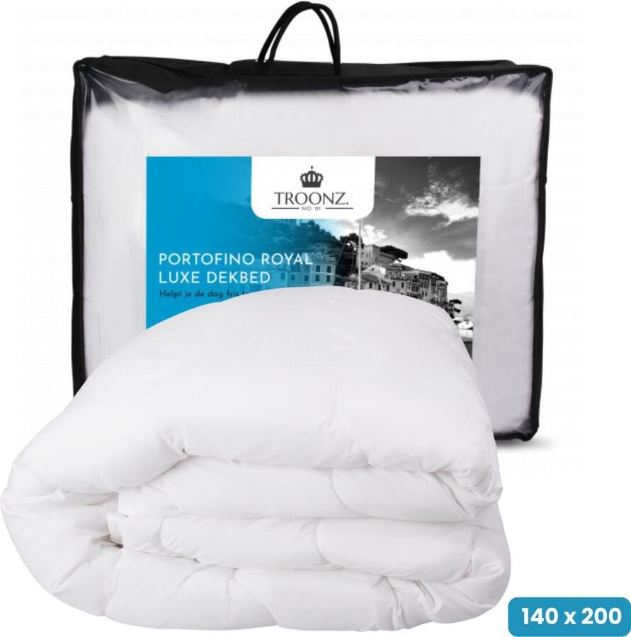 Luxe hotel Dekbed Portofino Royal 4 Seizoenen Dekbed 140 x 200 – Zomerdekbed & Winterdekbed Eenpersoons dekbed Hotel Dekbed voor Eenpersoonsbed