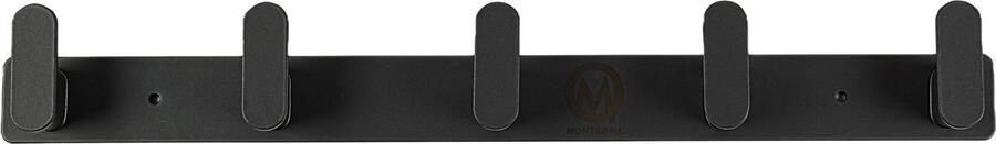 Luxe- Kapstok- 5 -haaks- Mat Zwart- Handdoek rek- Jas rek inclusief bevestigingsmateriaal- Nieuw Model - Foto 5