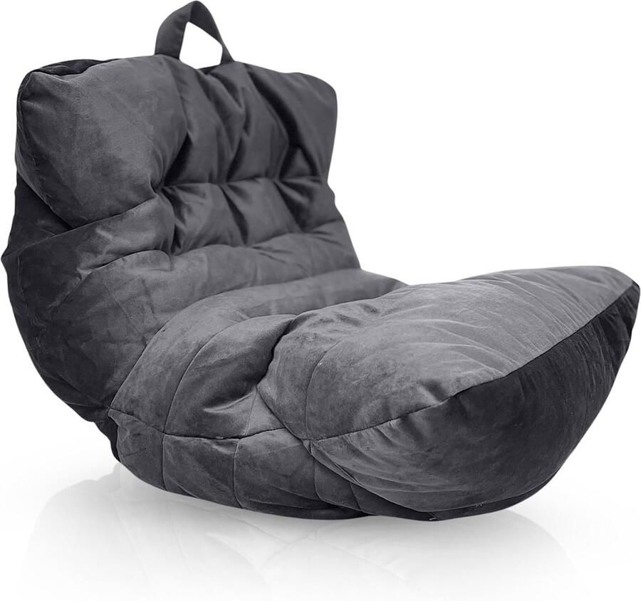 Luxe Zitzak XXL van Perzisch Fluweel Moderne Pouf Lounge voor Woonkamer of Slaapkamer