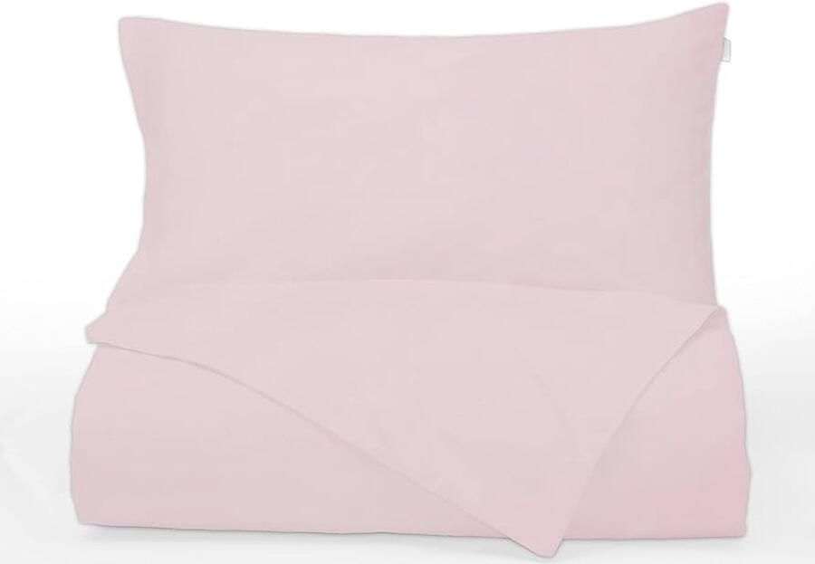 Luxueus Beddengoed 100% Katoen Set van 4 Roze en Wit 240 x 220 cm