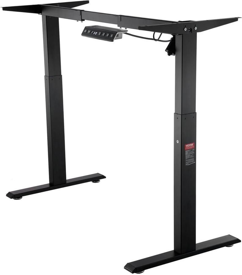 Lynly zit sta bureau frame 90cm breedte 135cm lengte frame zonder tafelblad Bureauonderstel elektrisch zit sta onderstel