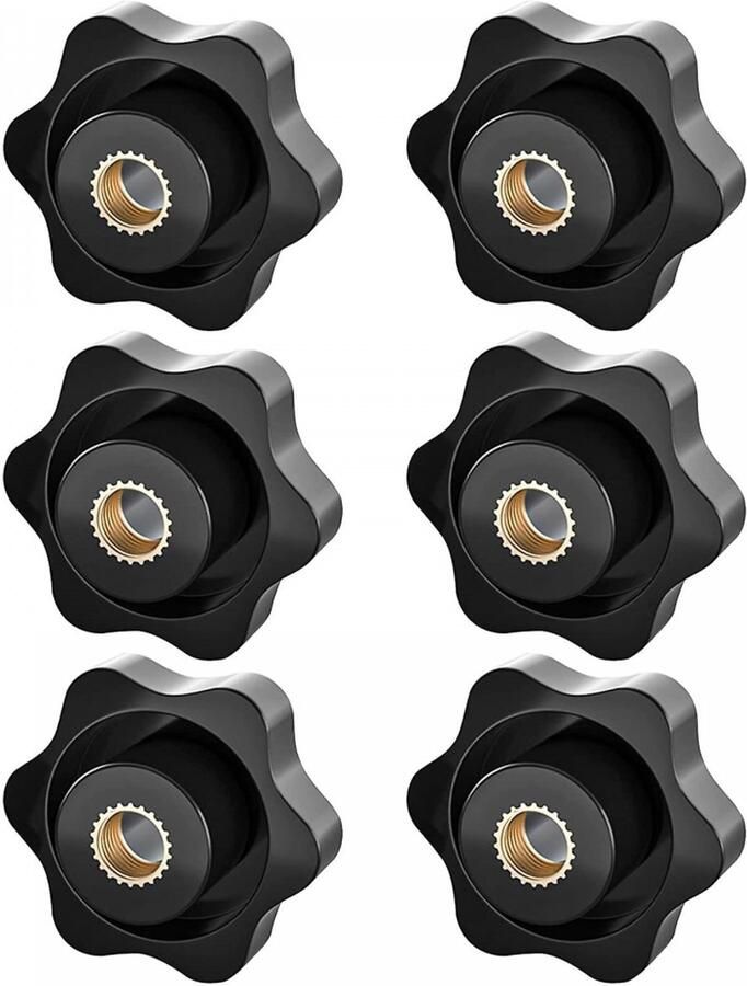 M8 Sterknop rond 6 stuks Stergreep inwendig draad