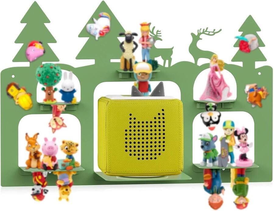 Magnetisch wandrek voor figuren ideaal voor kinderkamer opbergoplossing