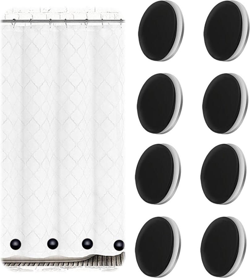 Luvetrex Magnetische Gordijngewichten voor Douchegordijnen Tafelkleden en Buiten Gordijnen Sterk en Eenvoudig