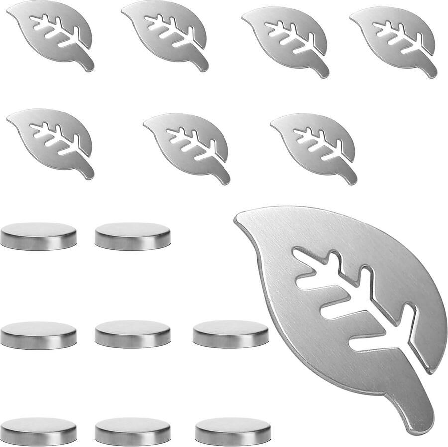 Magnetische Tafelkleed Gewichten Bladmotief 8 stuks