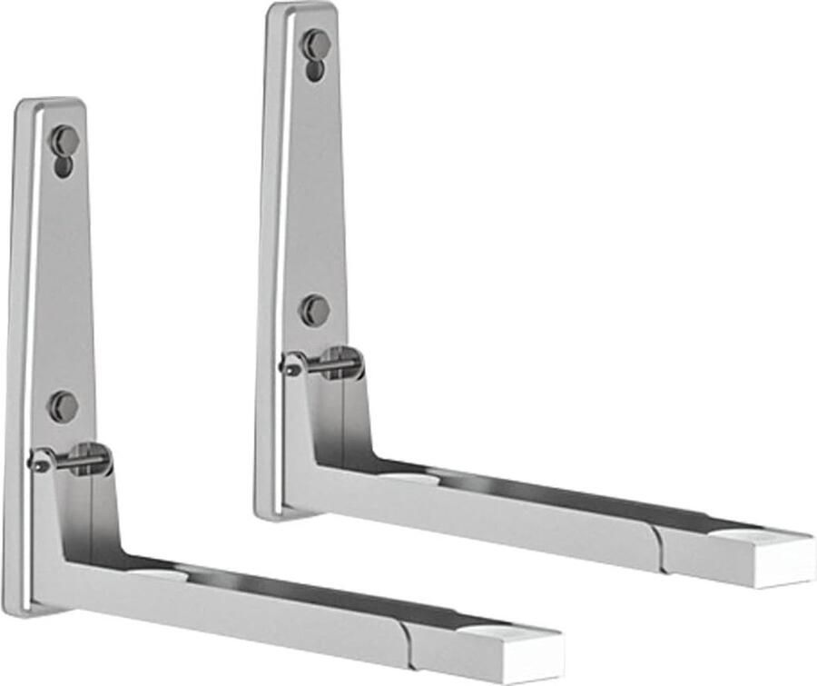 Magnetronhouder roestvrij staal universele magnetronhouder wandhouder magnetronhouder wandhouder magnetron inklapbaar magnetronhouder voor magnetron oven 2 stuks