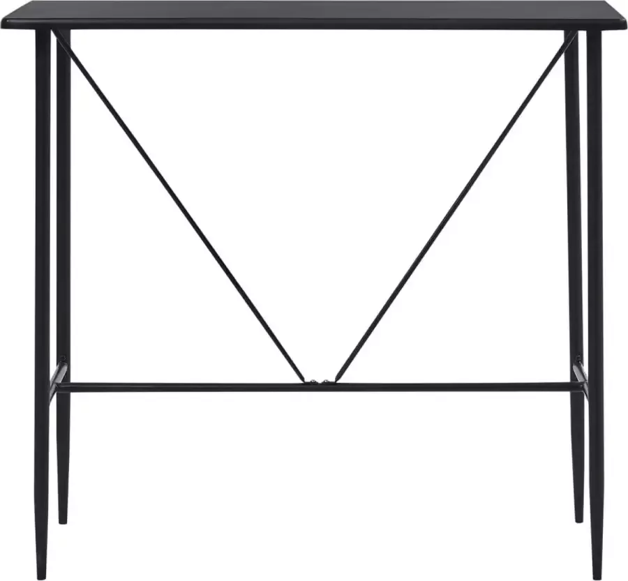 Maison Exclusive Bartafel 120x60x110 cm MDF zwart