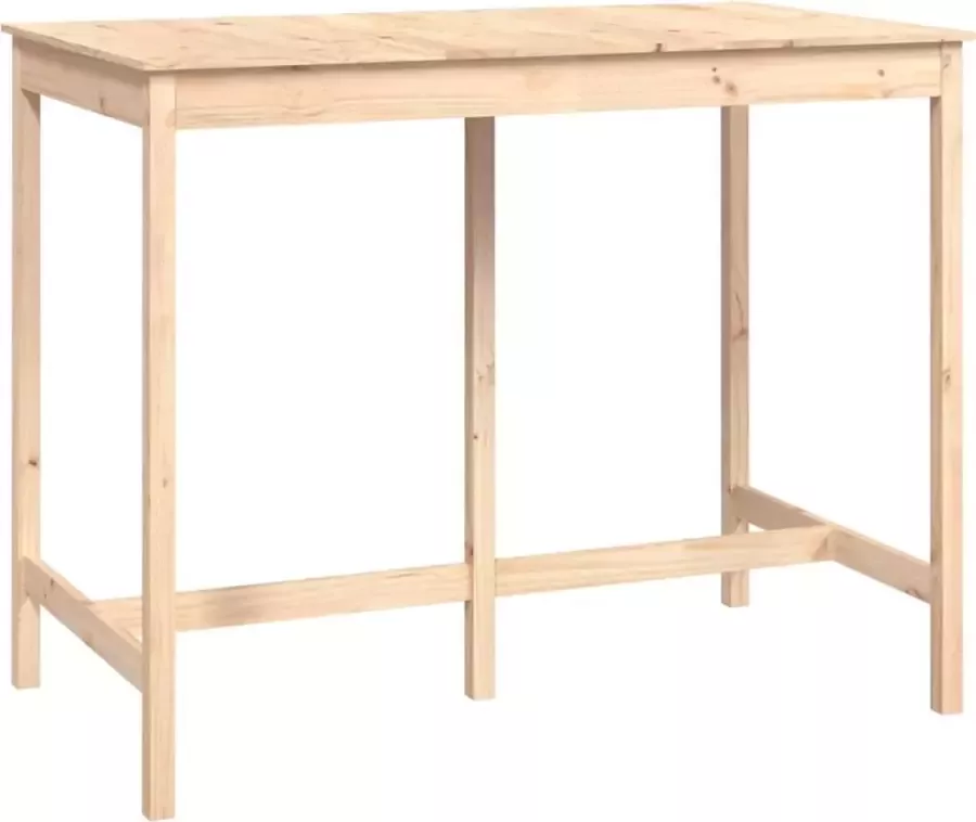 Maison Exclusive Bartafel 140x80x110 cm massief grenenhout