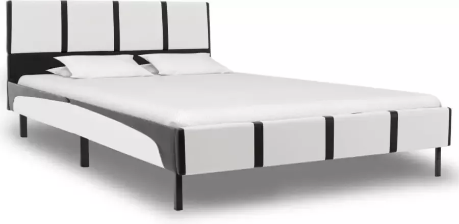 Maison Exclusive Bed met traagschuim matras kunstleer 140x200 cm