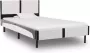 Maison Exclusive Bed met traagschuim matras kunstleer 90x200 cm - Thumbnail 1
