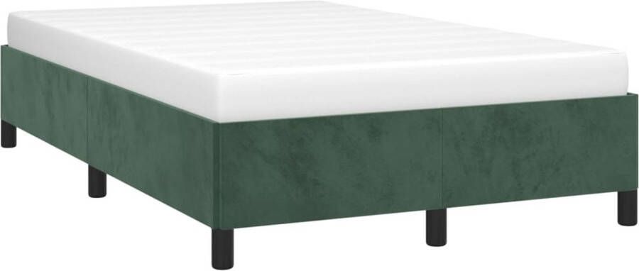 Maison Exclusive Bedframe fluweel donkergroen 120x200 cm