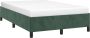 Maison Exclusive Bedframe fluweel donkergroen 120x200 cm - Thumbnail 2