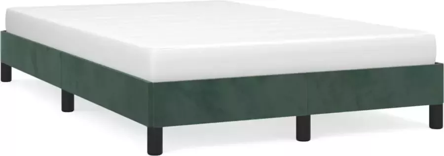 Maison Exclusive Bedframe fluweel donkergroen 120x200 cm
